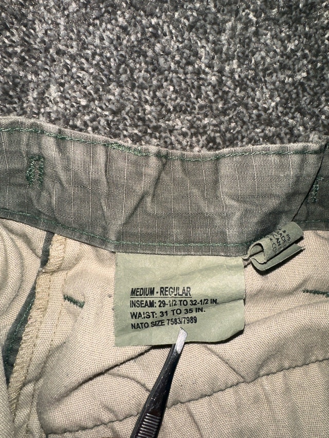 Olive Green Popper Military Pants - photo 5