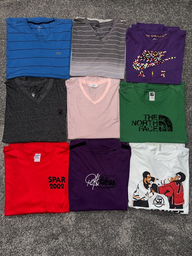 T shirts & short sleeve shirts 5$ each