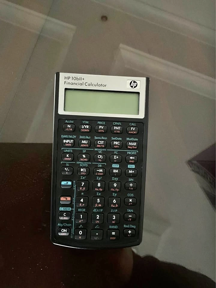 Hp 10bii+ calculator