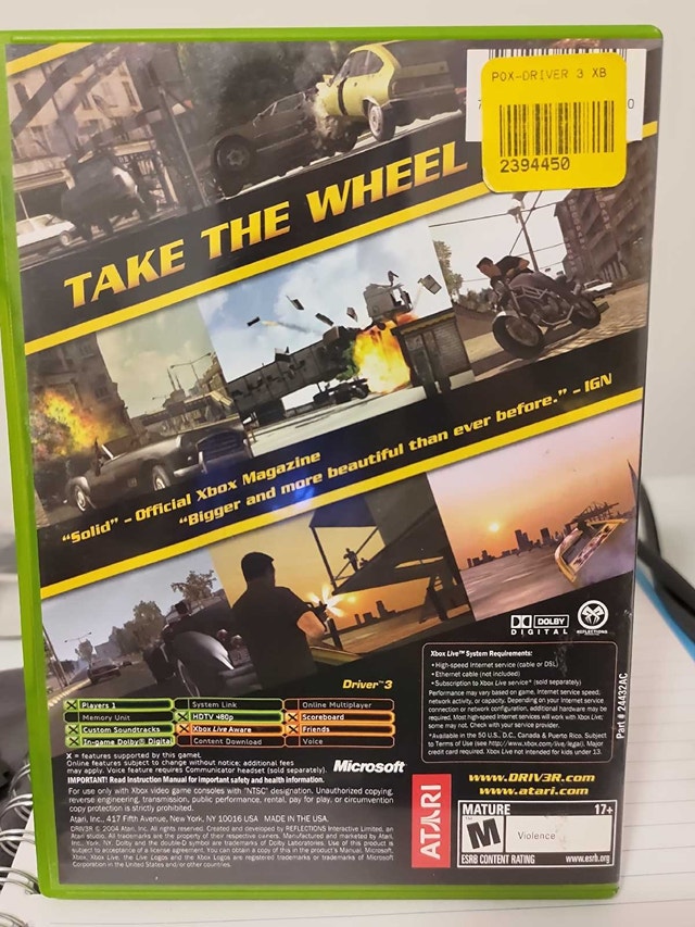 DRIV3R Xbox - photo 2