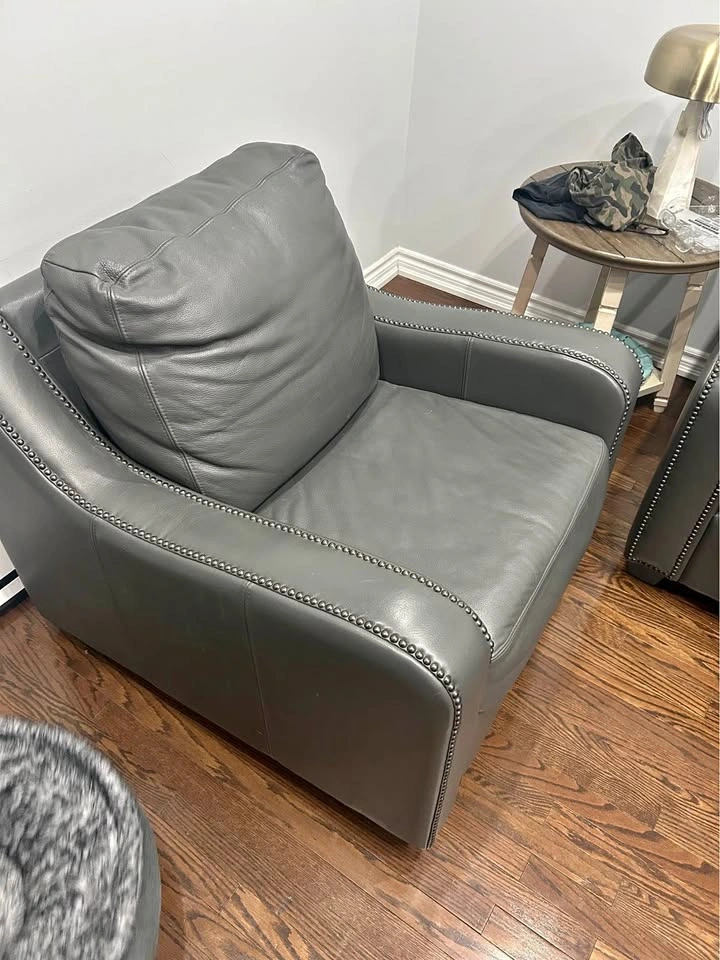 Sectional Custom Leather Sofa