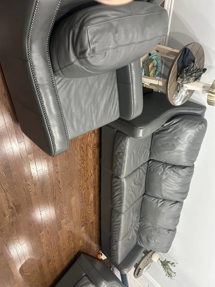 Sectional Custom Leather Sofa - photo 2