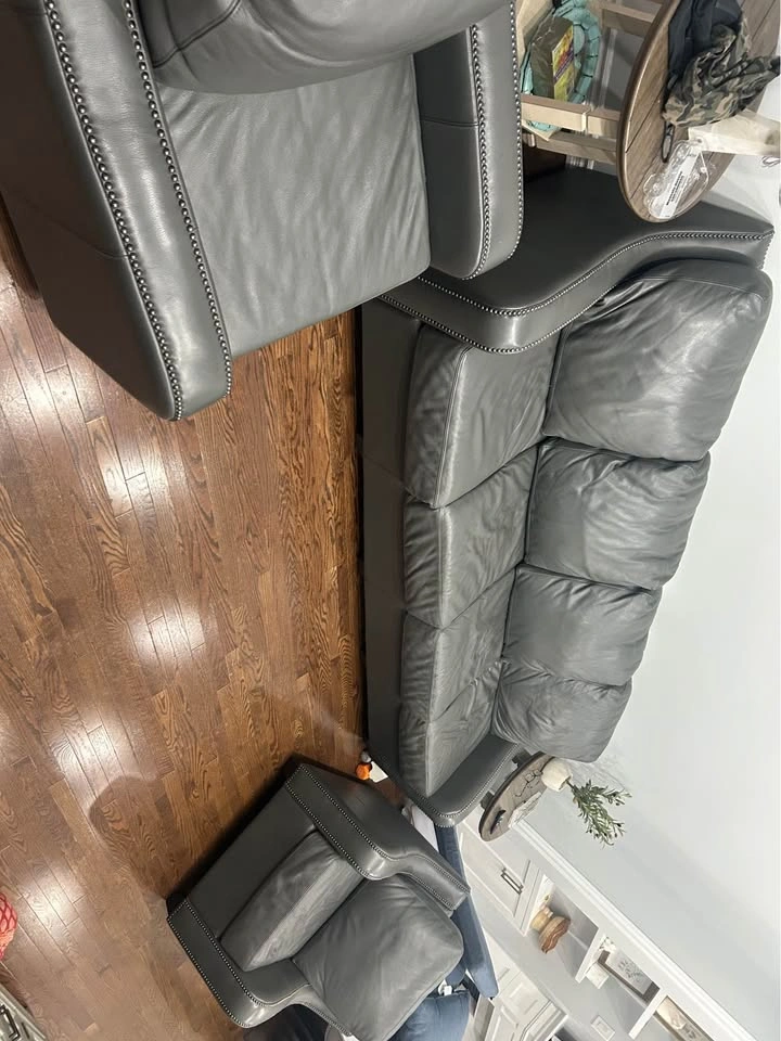 Sectional Custom Leather Sofa - photo 3