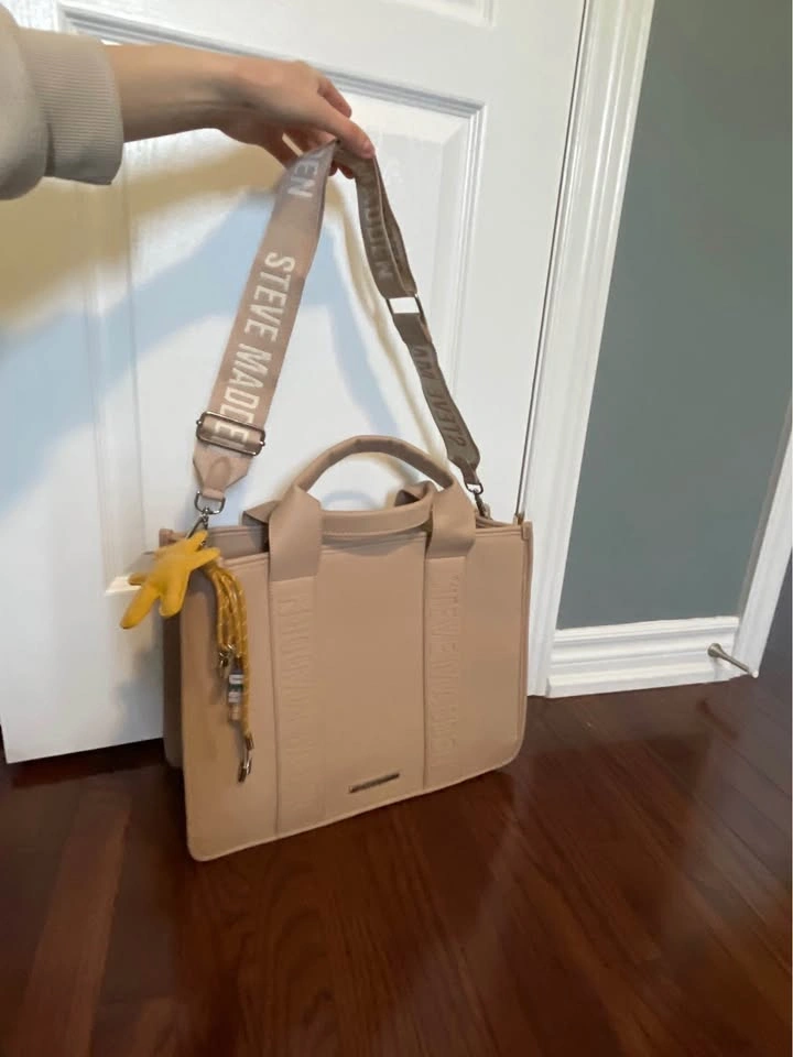 Steve Madden Bwebber Tote Bag Set Beige 2 Piece - photo 4