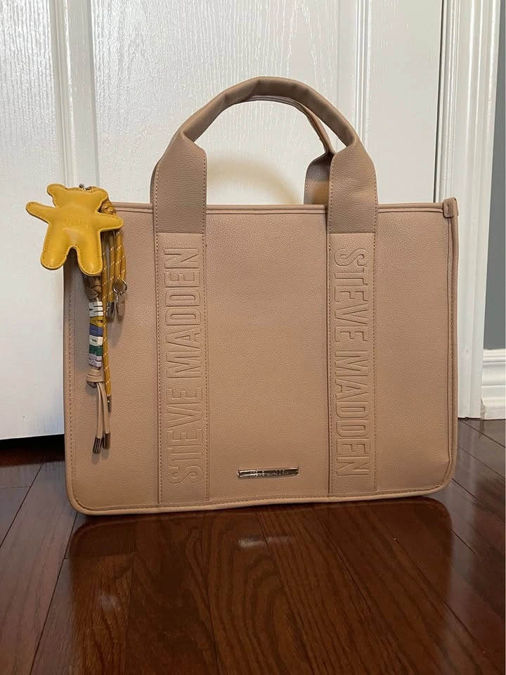 Steve Madden Bwebber Tote Bag Set Beige 2 Piece - photo 5