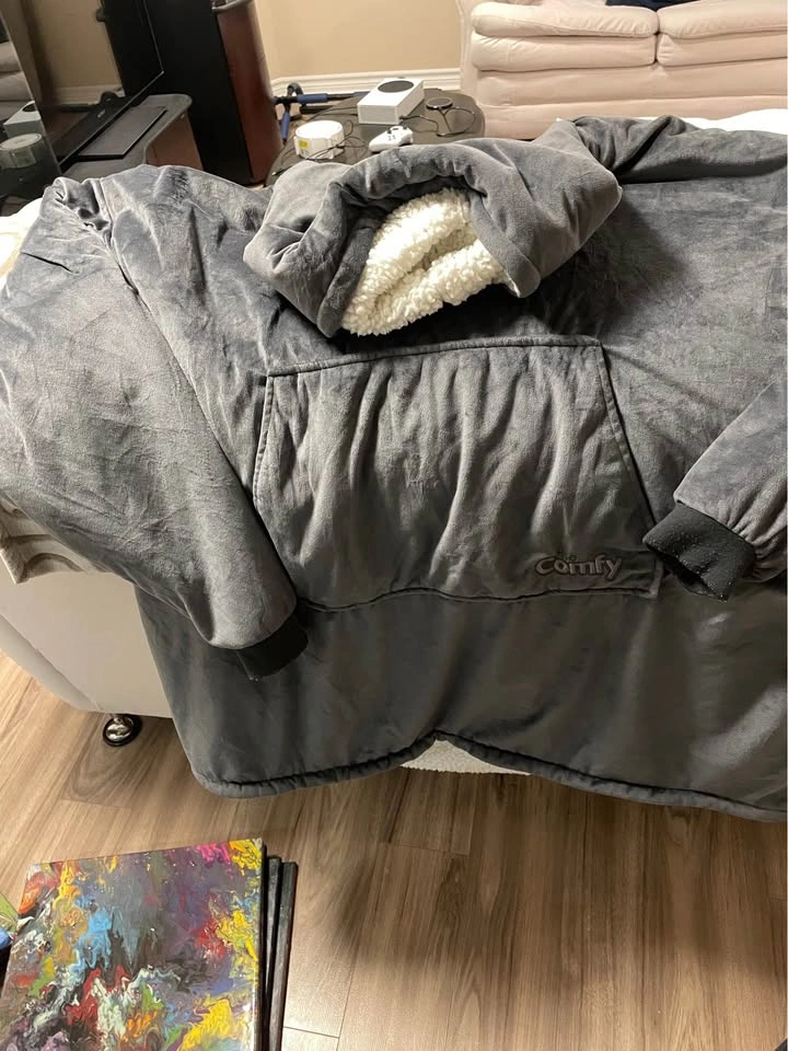 The Comfy® Original | Grey Wearable Blanket - photo 2