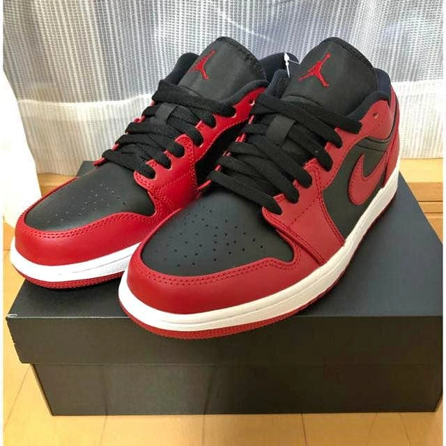 Air Jordan 1 Low - Gym Red/Black & White