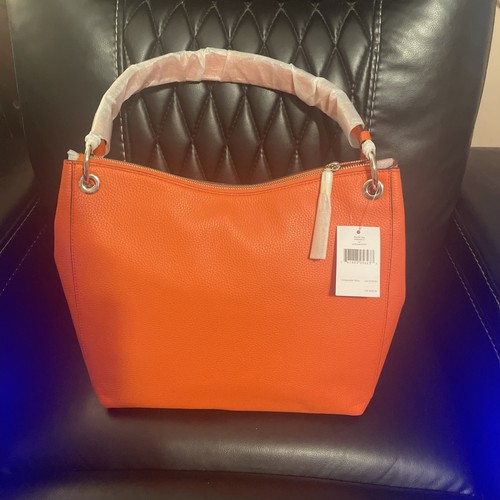 BRAND NEW NWT Kate Spade Pebbled Leather Shoulder Bag - Coral Bu - photo 3