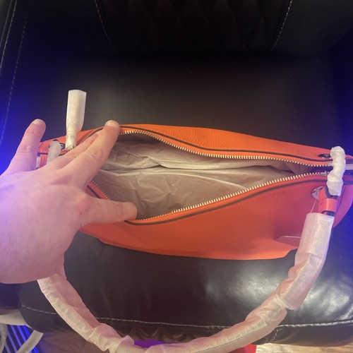 BRAND NEW NWT Kate Spade Pebbled Leather Shoulder Bag - Coral Bu - photo 4