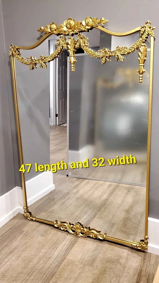 Decorative mirror, side tables