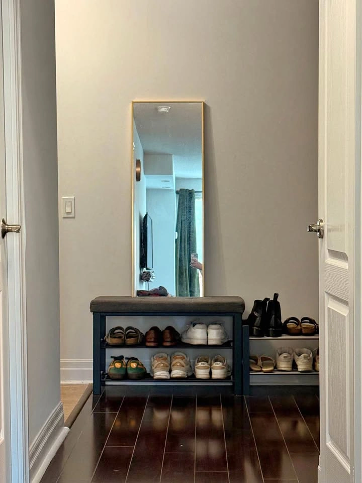 Gold Standing mirror