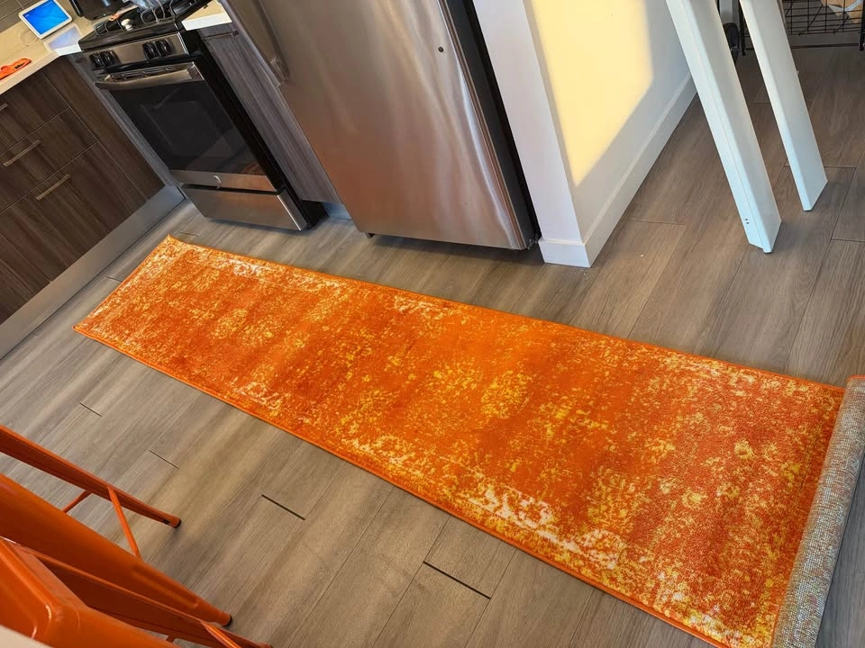 Orange Runner Rug - photo 3