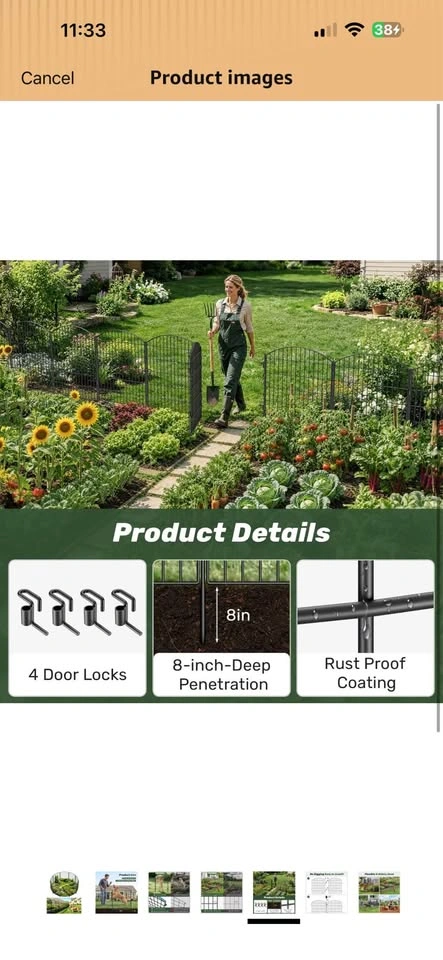 TOPIRON Garden Fence 10 Pack - photo 5