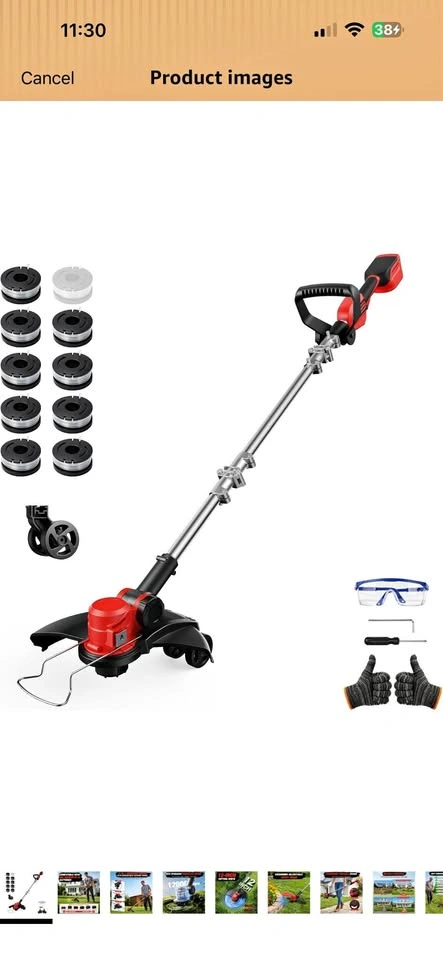 3-in-1 Cordless String Trimmer Edger Mower for Milwaukee M18