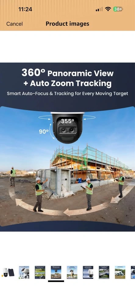 Reolink 4K Solar Powered 4G LTE Security Camera - photo 4