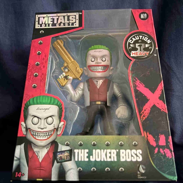 Jada Toys Metals Die Cast: Joker Boss & Harley Quinn Pop Funko