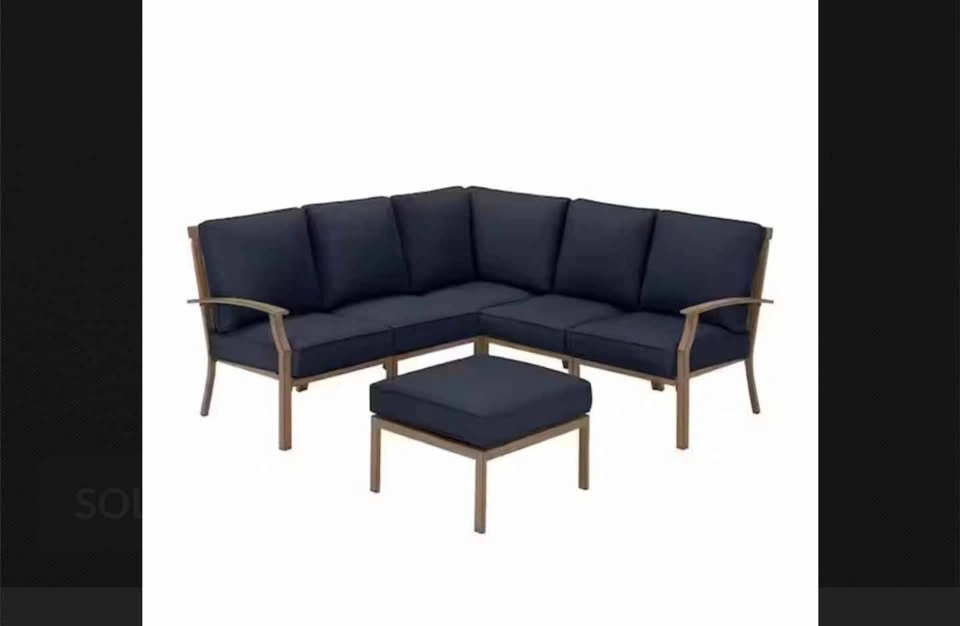 BNIB Hampton Bay Geneva Outdoor Wicker Sectional Sofa - photo 3