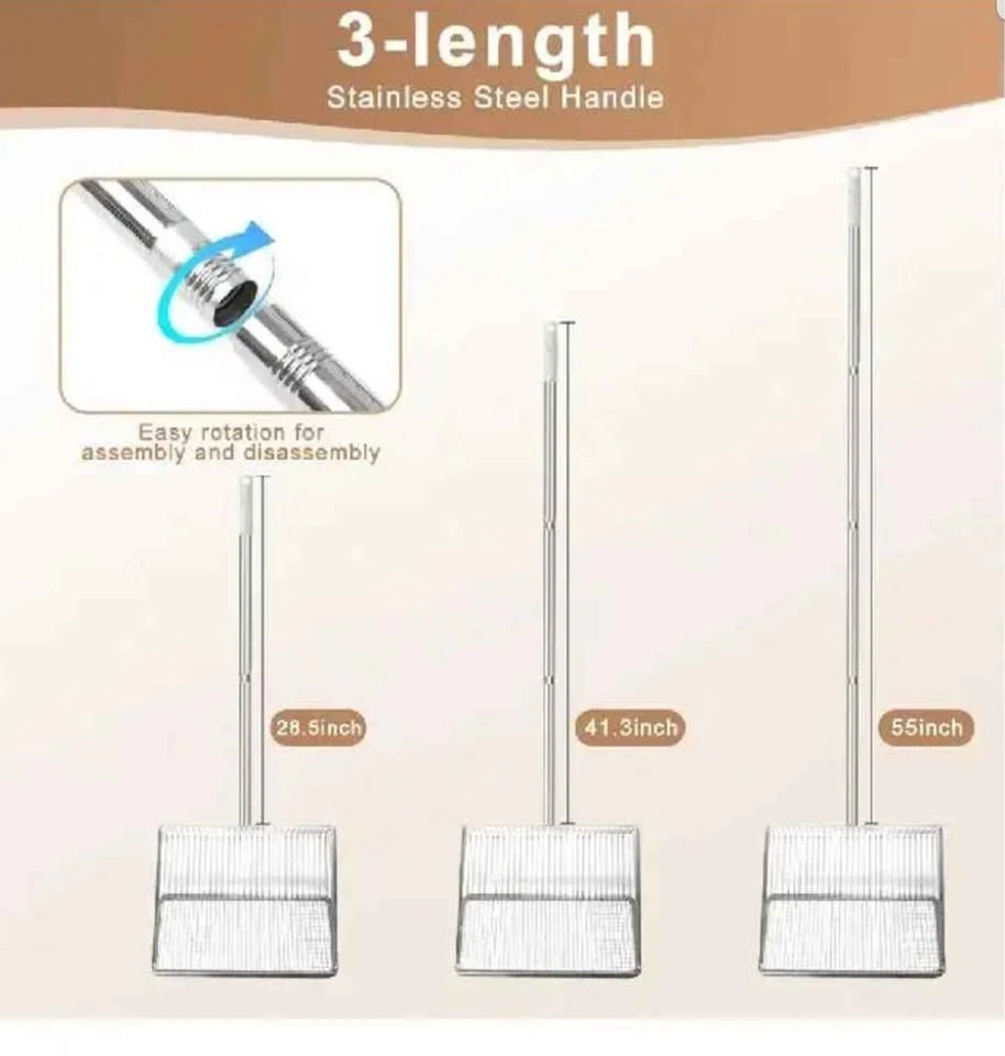 BNIB 10" wide pooper scooper 28"-55" pole - photo 3