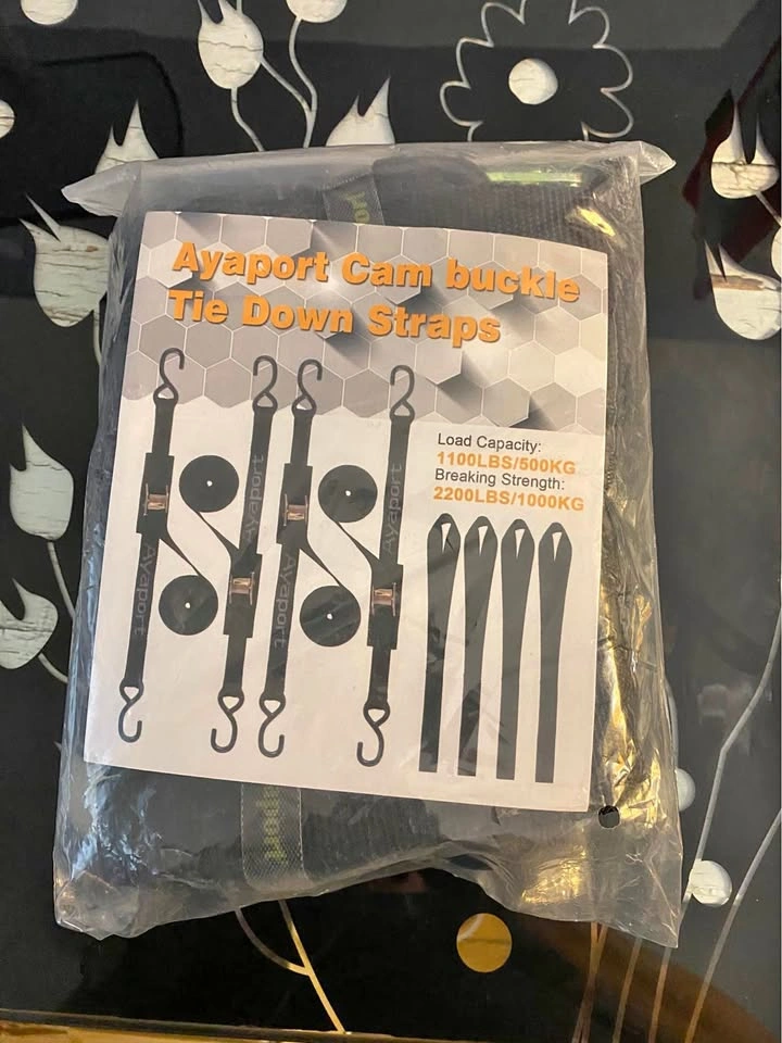 Ayaport Cam Buckle Tie Down Straps