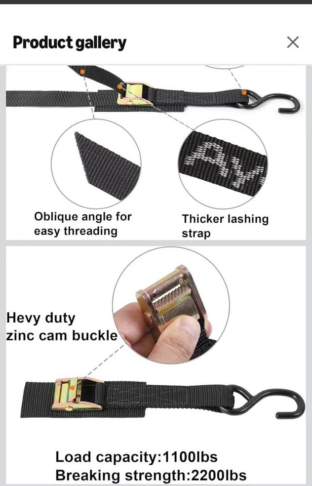 Ayaport Cam Buckle Tie Down Straps - photo 3
