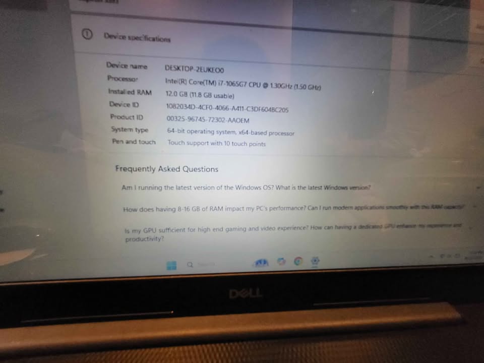 Dell touch screen laptop - photo 3
