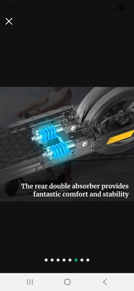 Adults Electric Scooter, 8.5" Tire, 14/16 Mile, 15.5/18 mph image indicator(6)