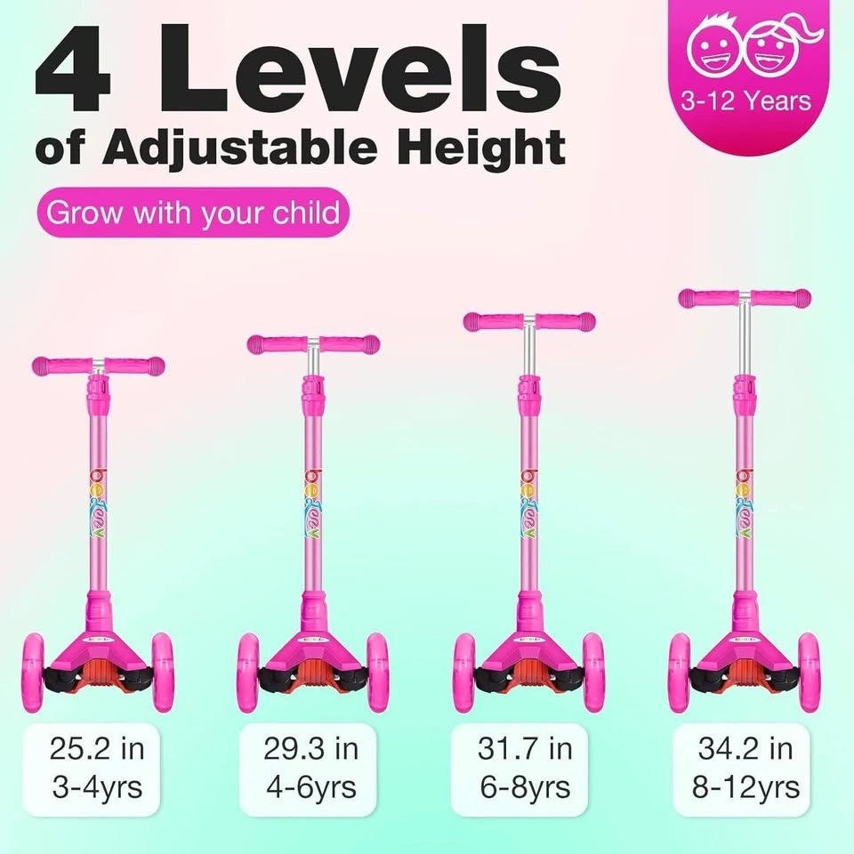 Scooters for Kids 3 Wheel Kick Scooter - photo 3
