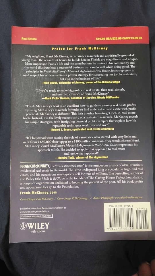 Frank McKinney's Maverick Approach to Real Estate Success Book - photo 2