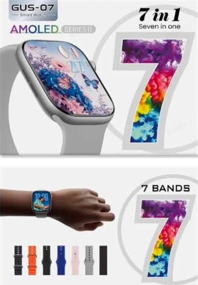 Smart Watch Series 11 Pack (Smartwatch + 7 bands + Cable) - photo 2