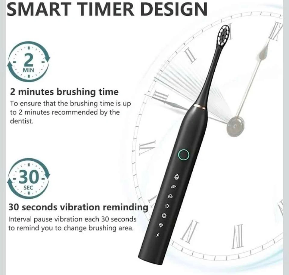 Brand New X-2 Sonic Electric Toothbrush – Rechargeable & Waterpr - photo 5