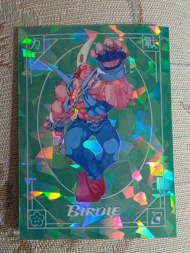 Cardsmiths Street Fighter Alpha Birdie Trading Card