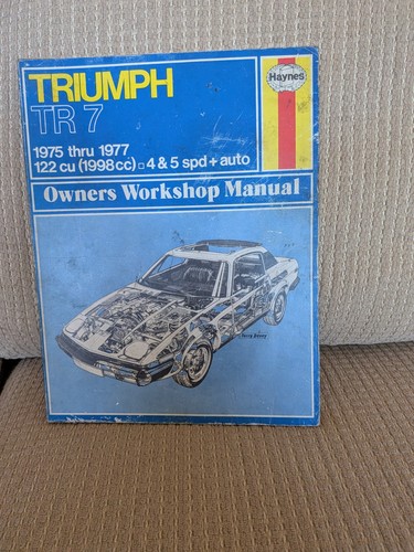 Triumph TR7 1975-1977 Haynes Repair Workshop Manual