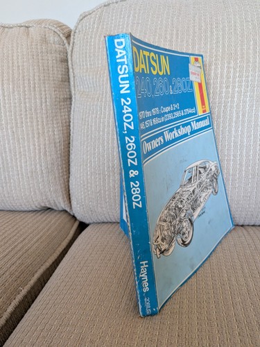 Datsun 240Z 260Z 280Z Haynes Repair Workshop Manual Vintage - photo 2