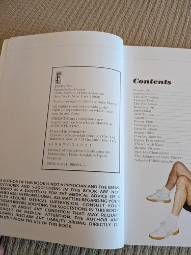 Fit for Golf Gary Player 100 Exercises Fitness Training 1995 - photo 4