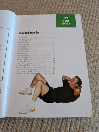 Fit for Golf Gary Player 100 Exercises Fitness Training 1995 - photo 5
