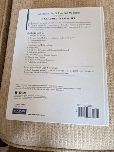 Calculus for Biology & Medicine 3rd Edition Claudia Neuhauser - photo 2