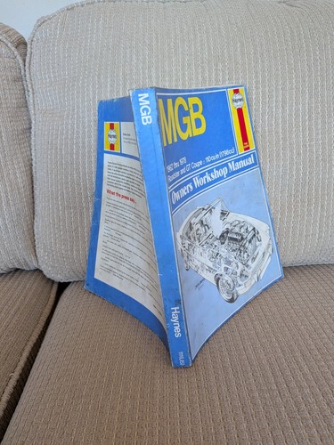 1962-1978 MGB Owners Workshop Manual Roadster Coupe Vintage - photo 3