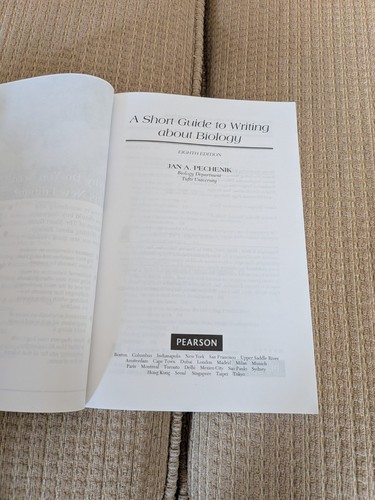 A Short Guide to Writing About Biology 8th Ed Jan A Pechenik - photo 5