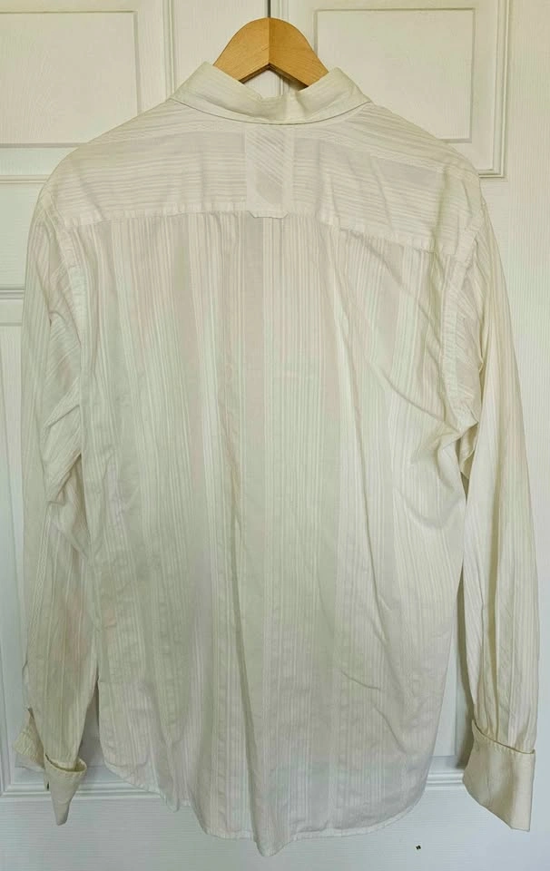 Vintage GUESS Men’s Tonal Embroidered Long Sleeve Shirt - Size X - photo 2