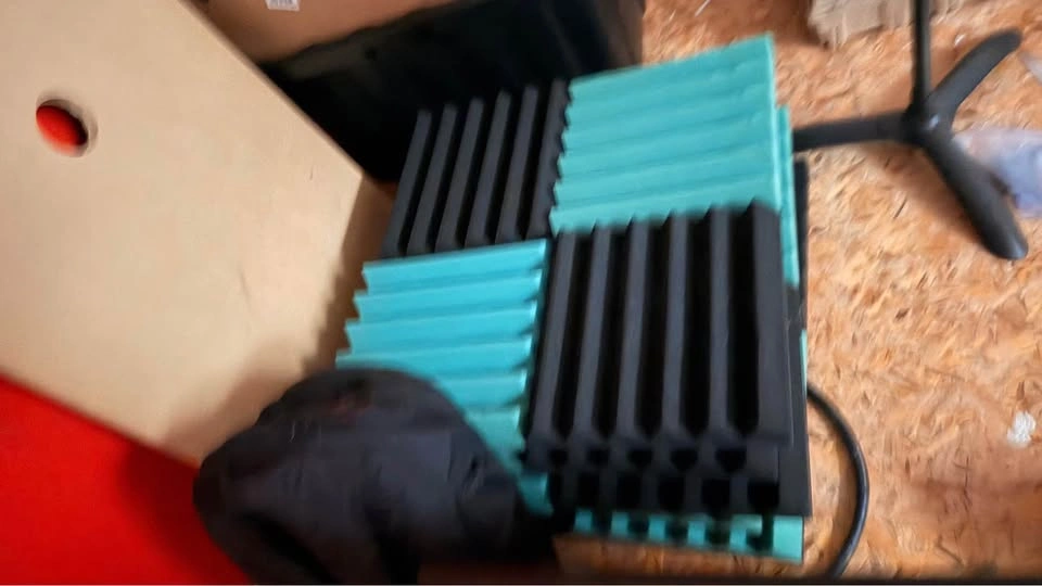Acoustic Foam Wall Panels – 12 Ready-to-Hang Panels - photo 2