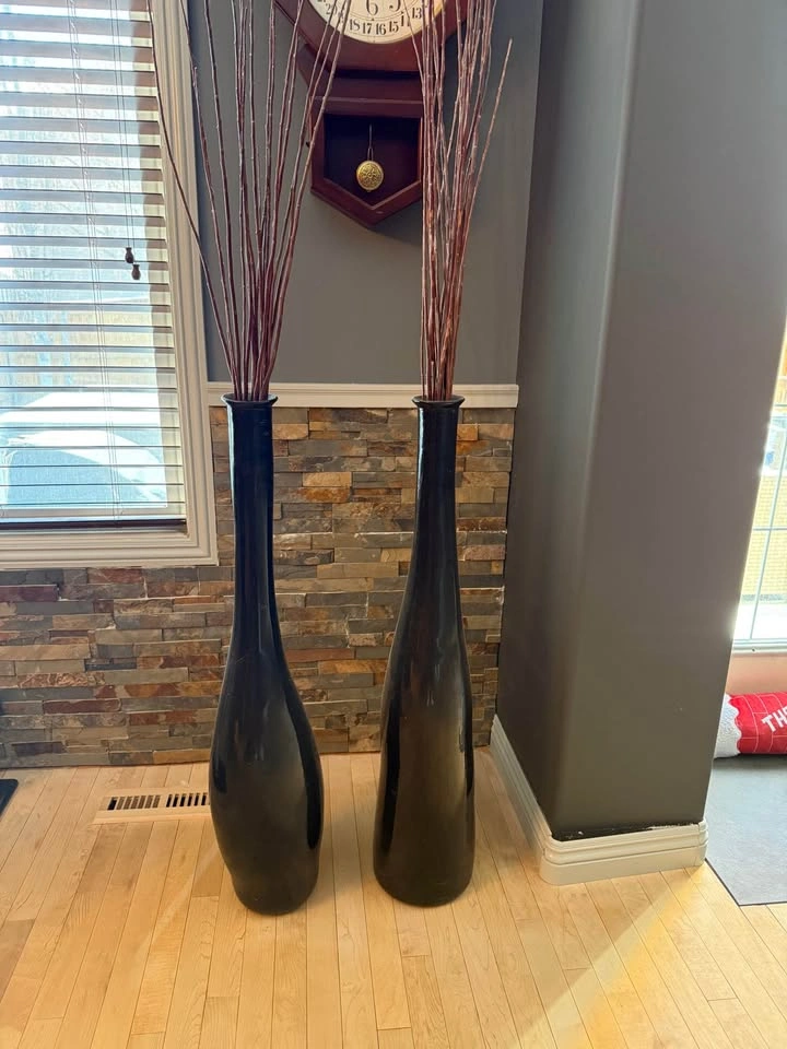 Tall Glass Pier One Floor Vases
