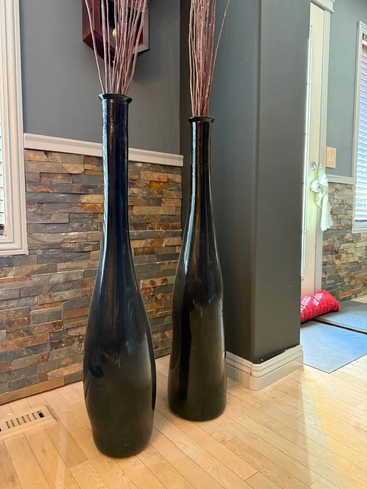 Tall Glass Pier One Floor Vases - photo 4