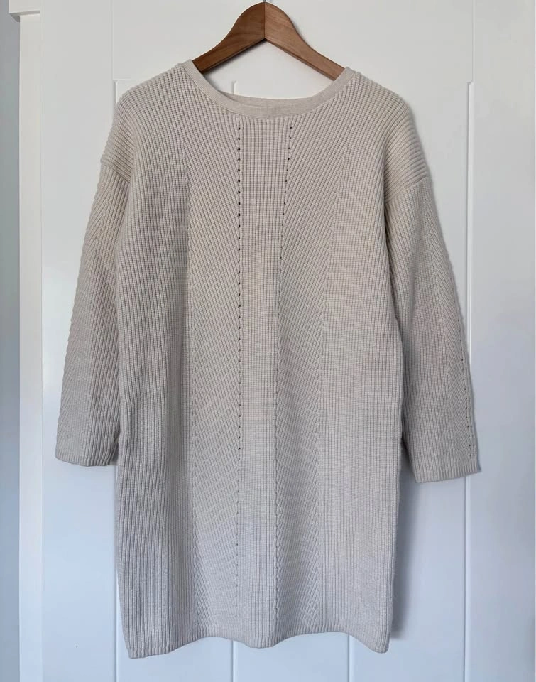 Halston Knit Sweater Dress Small