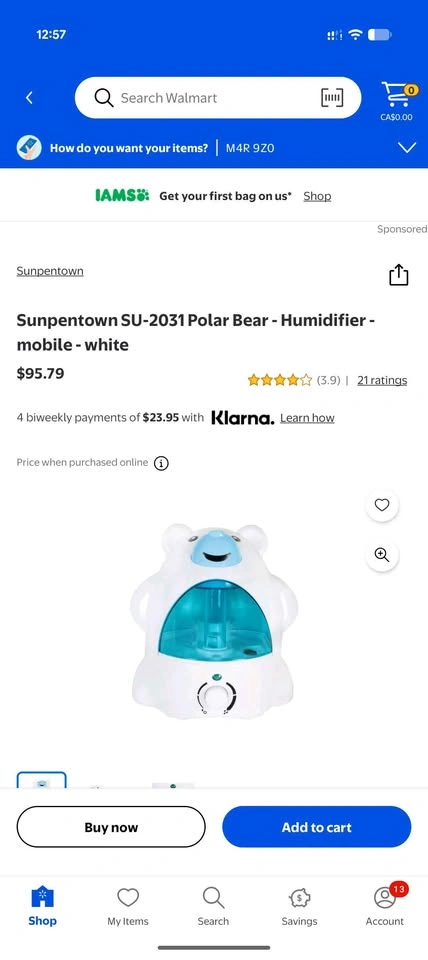 Sunpentown SU-2031 Polar Bear Humidifier - photo 2