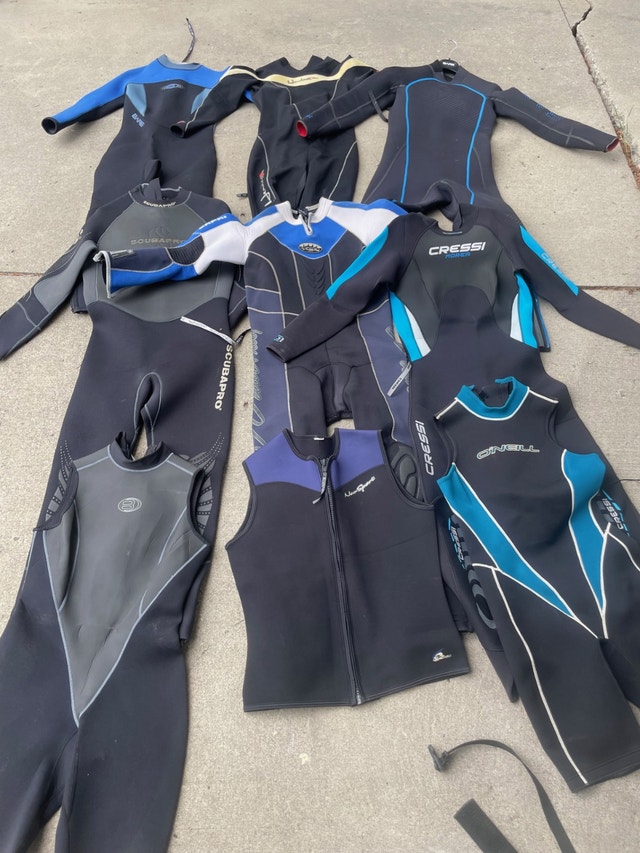 43 Used wetsuits in 3mm, 5mm and 7mm - photo 2