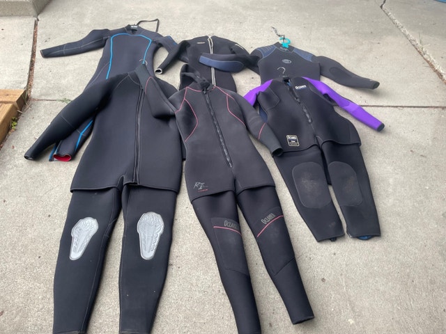 43 Used wetsuits in 3mm, 5mm and 7mm - photo 5