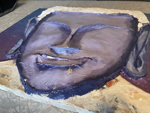 3 pieces of art - faces - photo 2