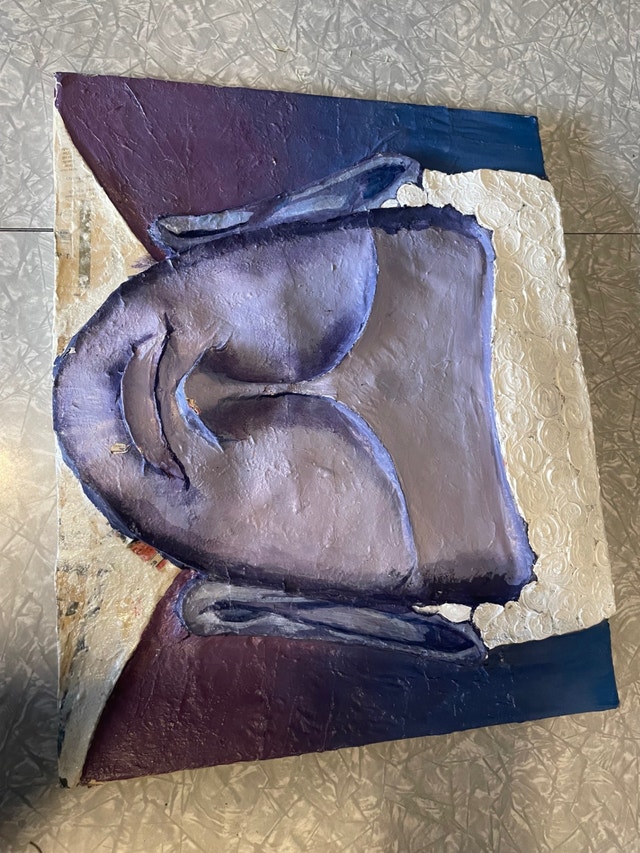 3 pieces of art - faces - photo 3