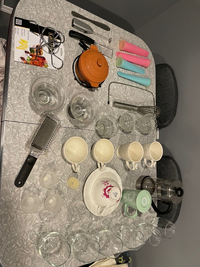 Kitchen - coffee press, wine glasses, cool coffee mugs and more