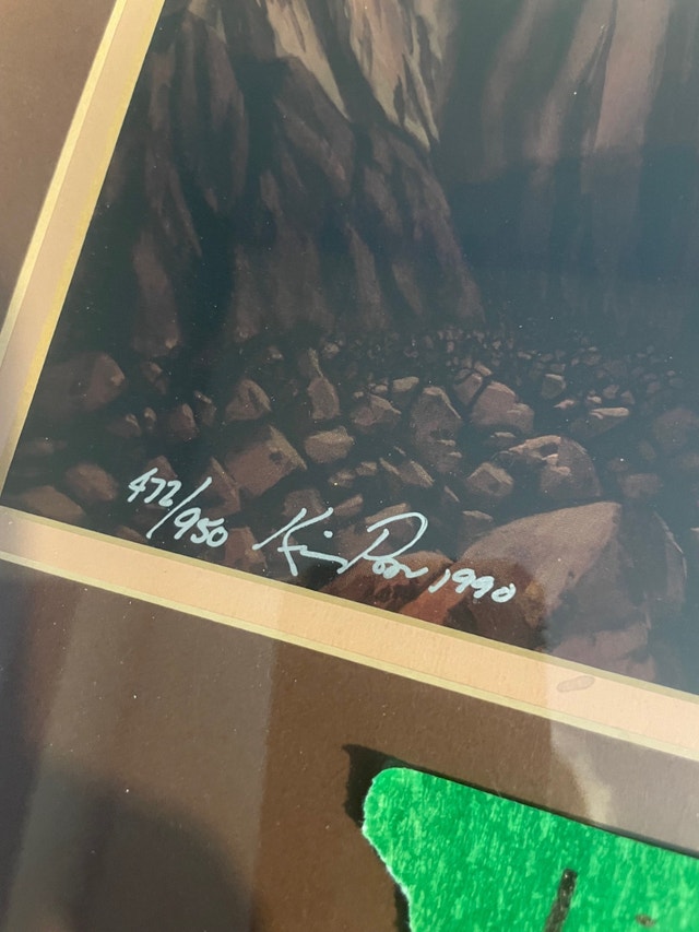 Kim Poor limited edition print of Saturn art - photo 2